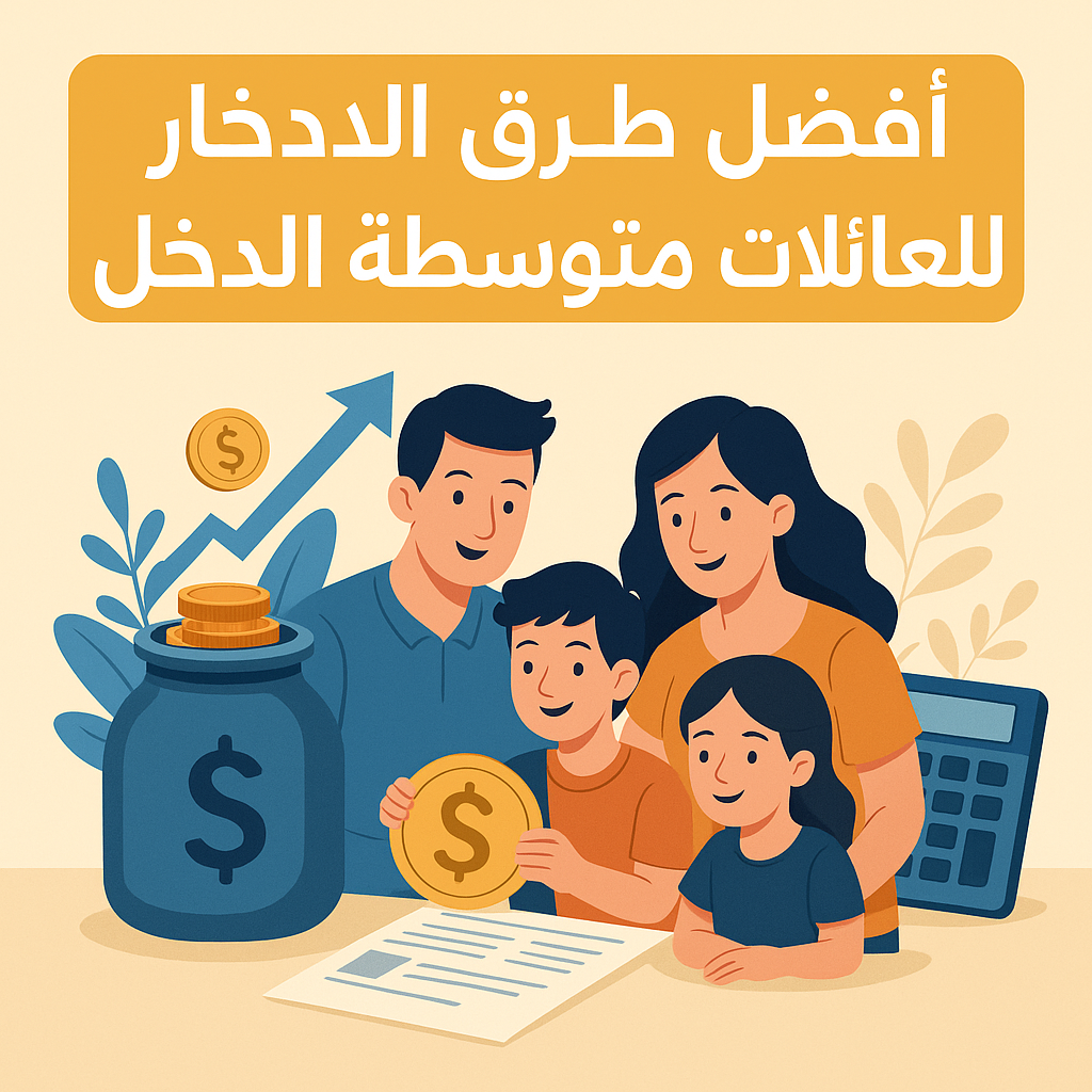أفضل طرق الادخار للعائلات متوسطة الدخل