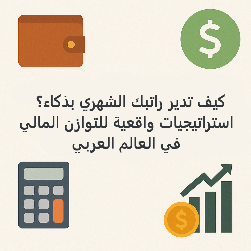 كيف تدير الراتب الشهري بذكاء؟ استراتيجيات واقعية للتوازن المالي في العالم العربي